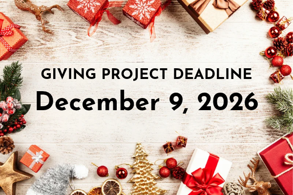 2026 Giving Program deadline